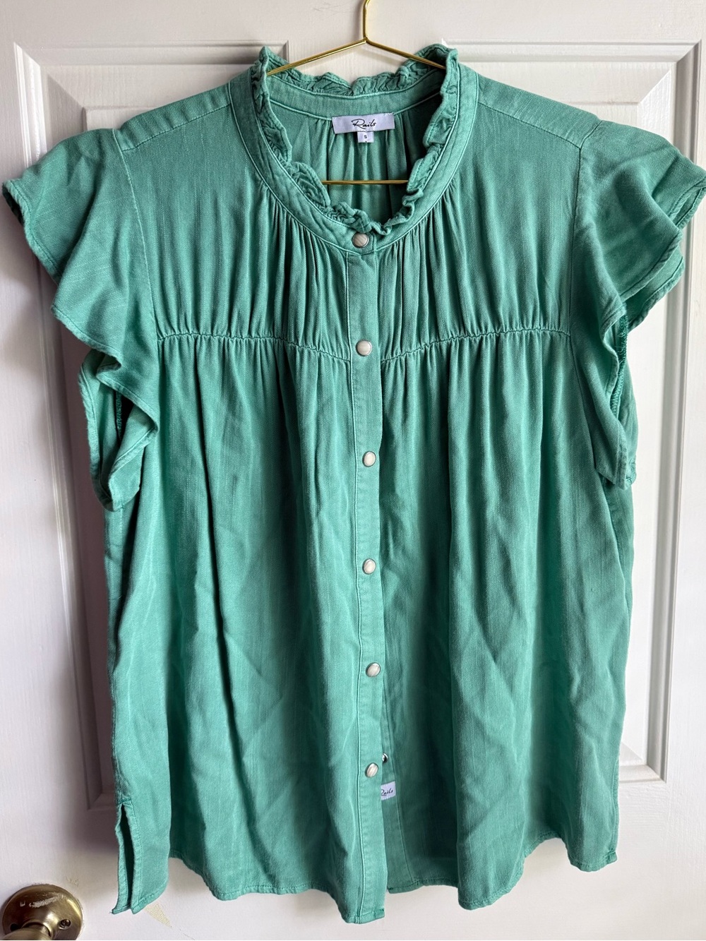 Rails Ruthie Blouse Basil - Picture 4 of 6